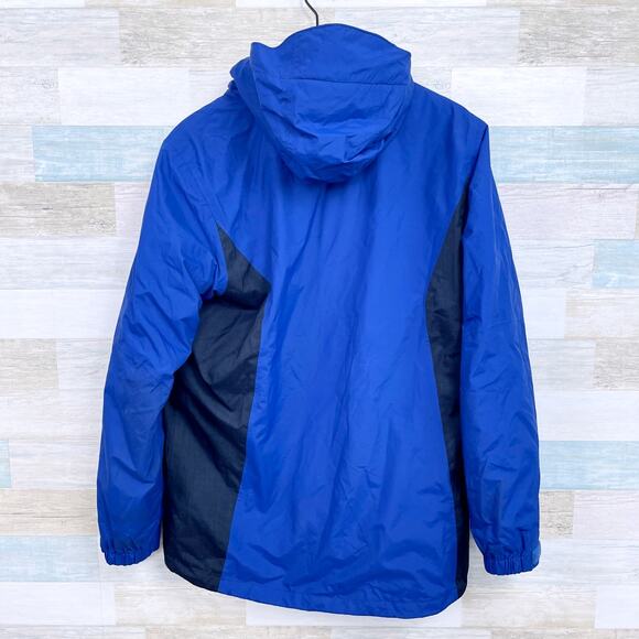 Columbia 3 in 1 Interchange Ski Jacket Blue Nylon Fleece Waterproof Mens Medium - Picture 4 of 15